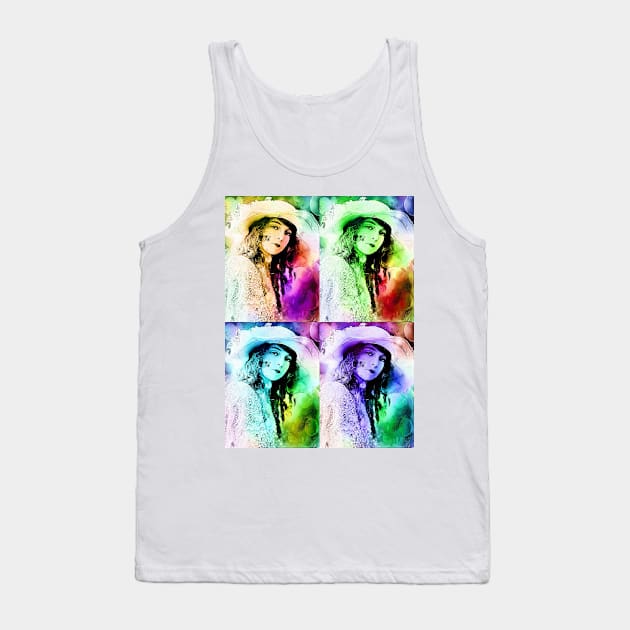 Une belle femme - Popart Tank Top by DeVerviers